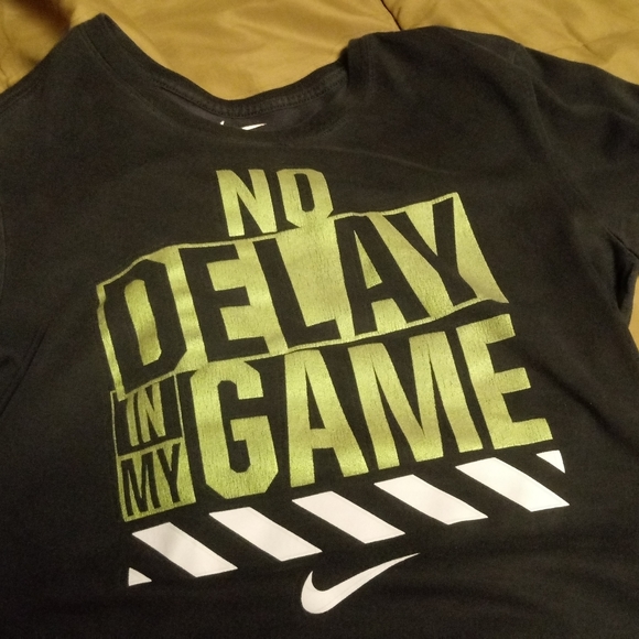 Nike Dri-FIT No Delay In My Game T Shirt - Picture 1 of 5